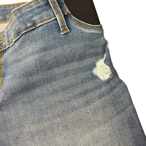 isabel maternity expandable Side Panel Cutoff Shorts - Sizes available boxAG - Picture 2 of 6